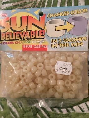 SUN Believable! Color Change Beads - assorted colors 5 packs over 1100 beads